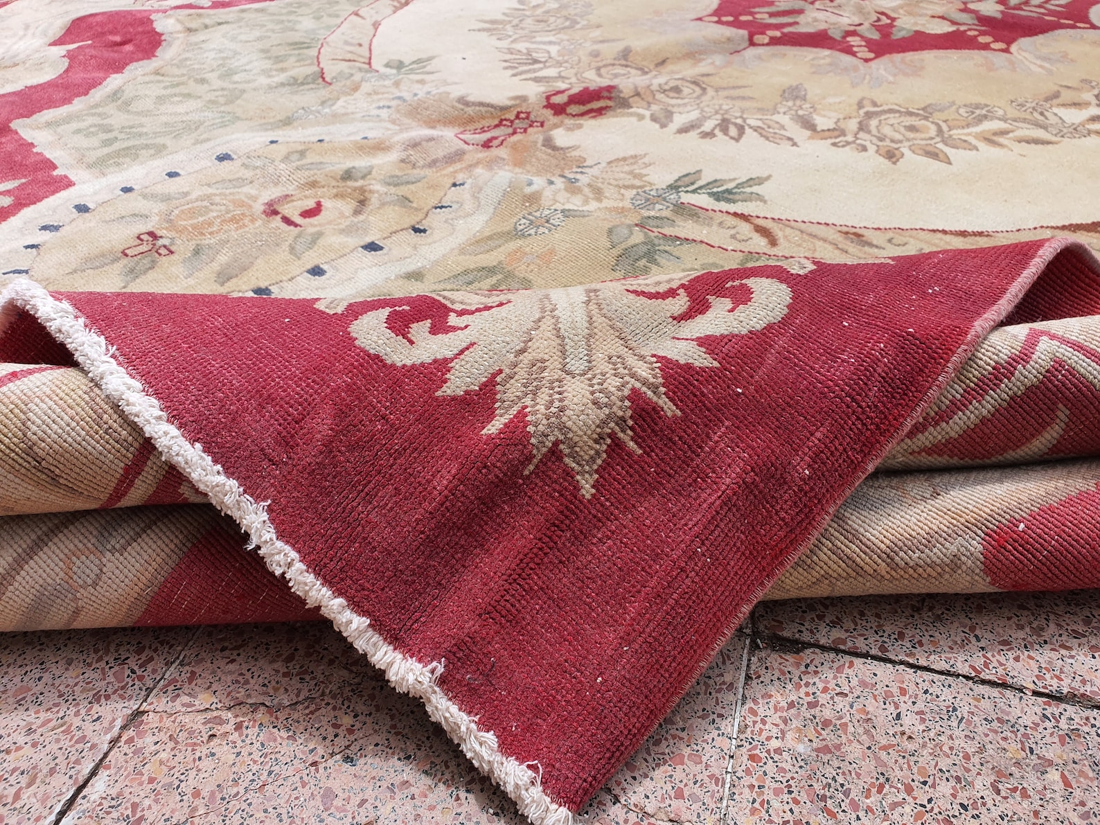 13.7 feetx9.6 Feet Extra Oversize Rug Oushak Rug Etsy