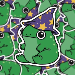 Frog Wizard Sticker
Frog Sticker