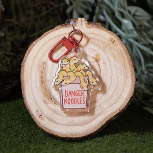 Danger Noodle Keychain | Snake Keychain | Cute Keychain | Snake Lover Gifts