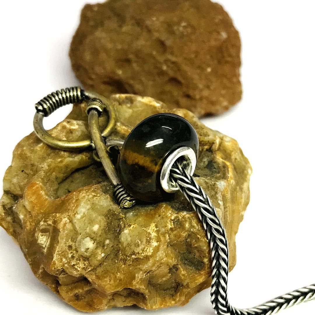 Rarest Patterns Rarest Pattern Eye Pattern Natural Orbicular Jasper Beads With S925 ...