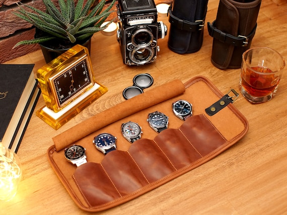 Monogram Watch Travel Watch Roll Case