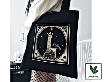 Sac fourre-tout en coton bio Princesse Tuvstarr | Art John Bauer