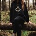 Deaths Head Moth Oversized dress hoodie | Dark Academia clothing Soft Goth Witchy clothes plus size witch alt wiccan aesthetic fall apparel