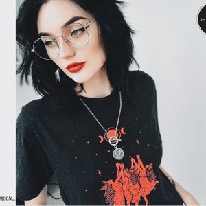 Dancing Witches T-shirt | Witchy Clothing Aesthetic Goth Occult art tshirt Witchcore Vulture Culture Dark Academia Alternative Grunge fairy