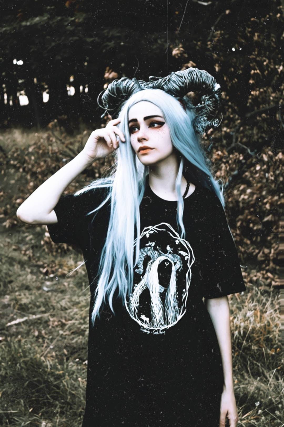 Forest Witch T-shirt | Soft Goth Alt Clothing, Dark Cottagecore - Etsy