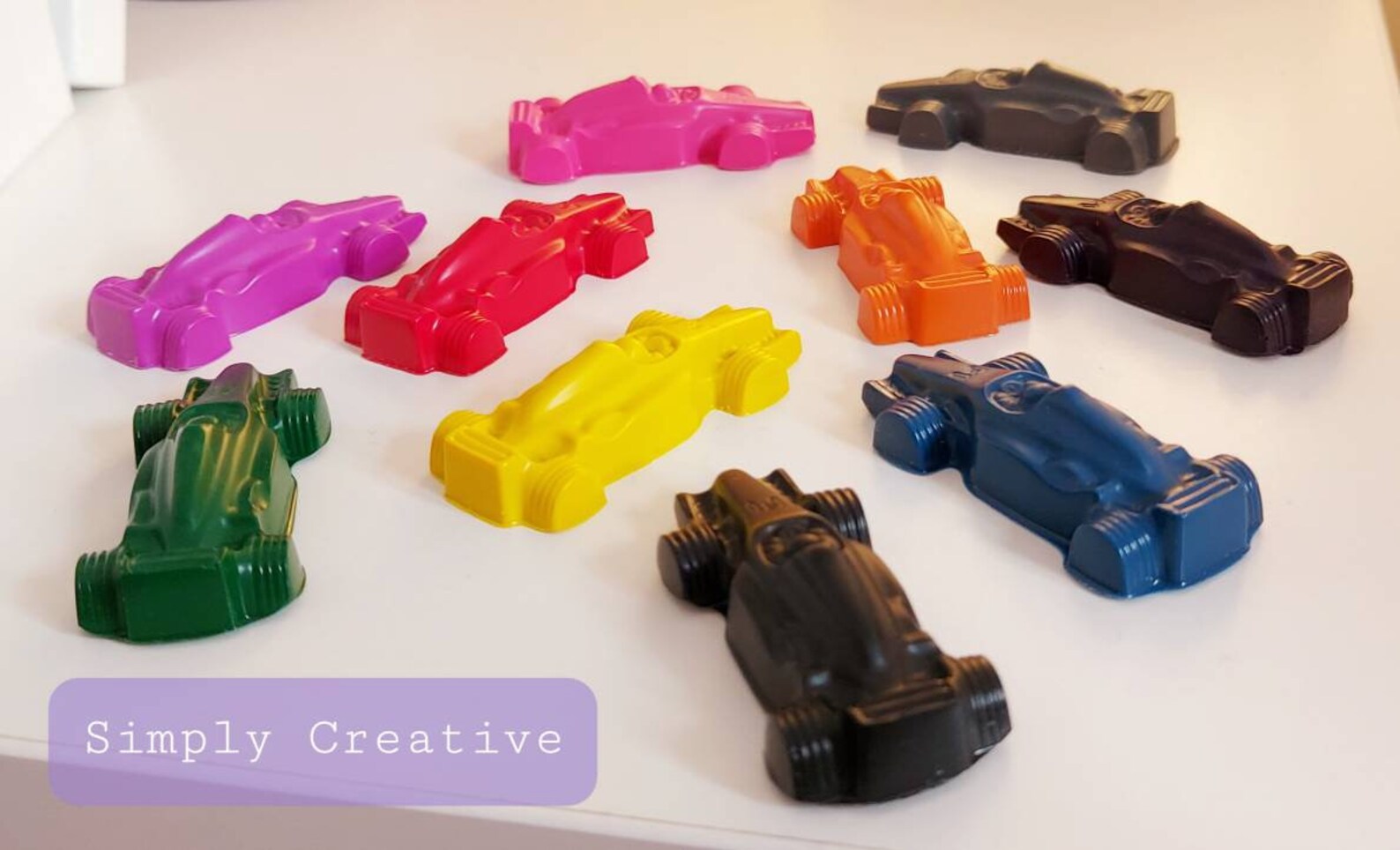 Race Car Crayons Gift Ideas for Kids and F1 Fans Party and Etsy UK