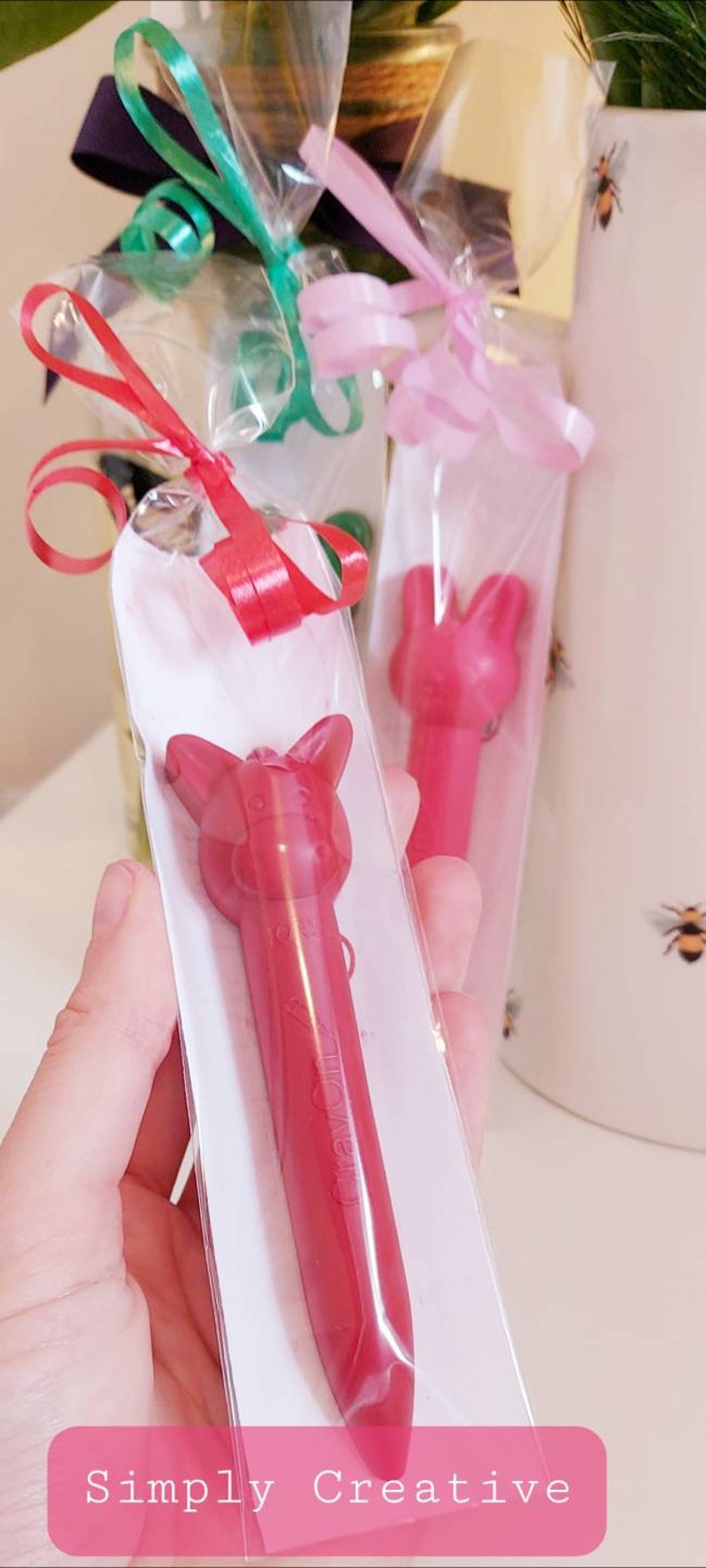 Chunky Animal Crayons- Colouring- Party Favours- Gifts For Kids- Novelty Crayon Shapes Singular Crayon