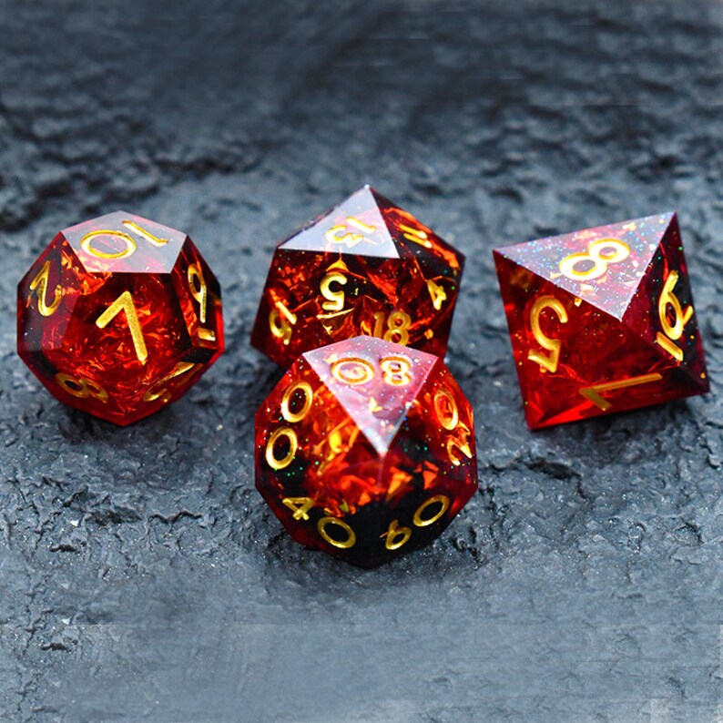 Sharp Corner Dice Perfect Resin Dice Dnd Dice Dragon Dice Etsy
