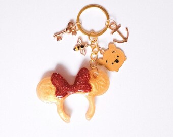 Winnie Minnie ears keyring - Minnie Winnie ears keyring