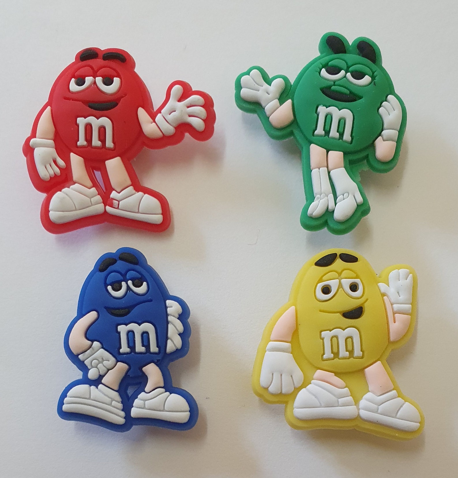 Crocs Charms Shoe Charms 4pcs M&M Crocs Shoes/Wristband Etsy