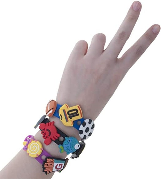 Crocs Charms Bracelets Bands Silicon Unicorn Clap Bracelet Etsy