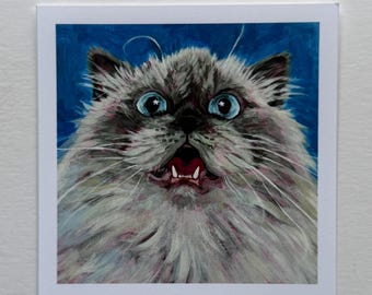 Haku Meow Mini Print 4x4"