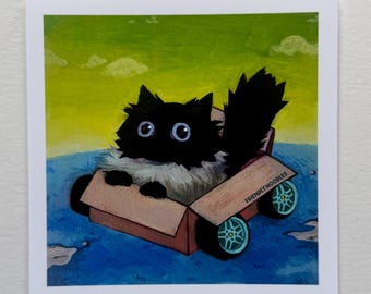 Box Car Noodle Mini Print 4x4"