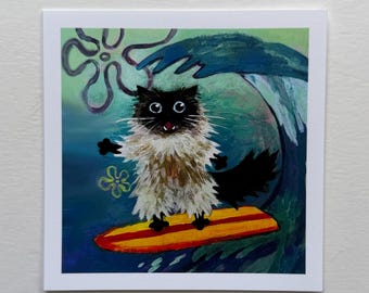 Surfin' Noodle Mini Print 4x4"