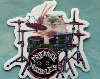 Drummer Haku Sticker