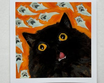 Ghost Scream Mini Print 4x4"