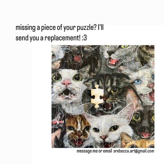 The Chorus Jigsaw Puzzles, 500 Piece, 1000 Piece, Cat Puzzle, Meowing,  Meow, Cats, Kitties, Cat Lover, Friendly Noodles 