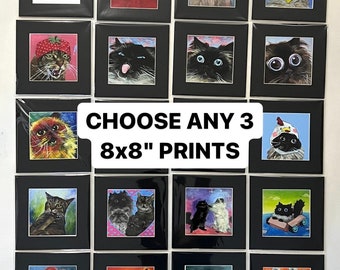 CHOOSE ANY 3 8x8" prints!