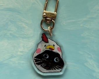 Chicken Noodle Keychain