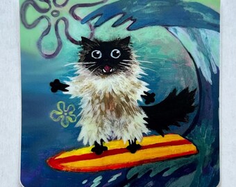 Surfin' Noodle Sticker