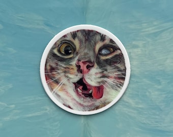 Rigby Cat Sticker