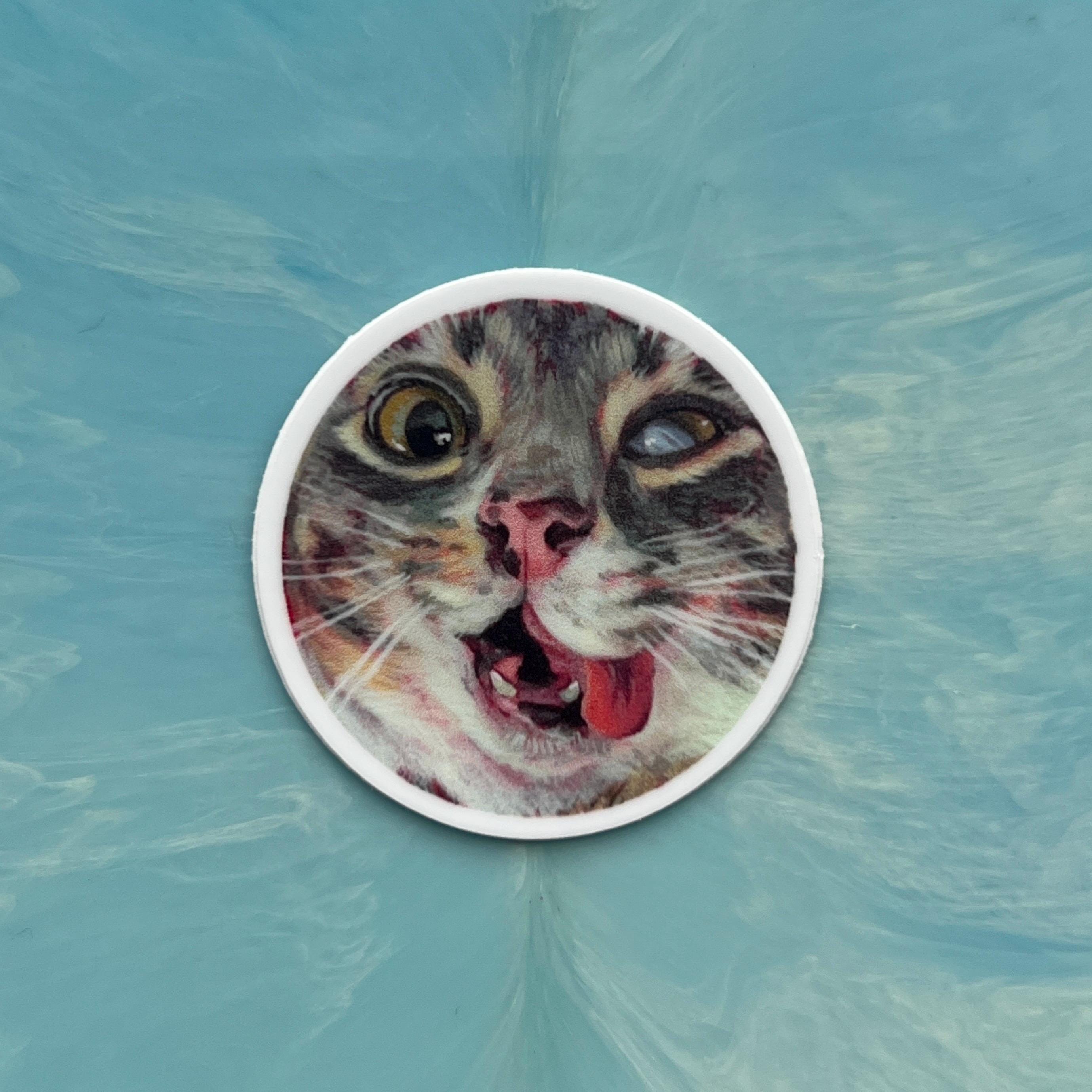 Rigby Cat Sticker, image size:2758x2758