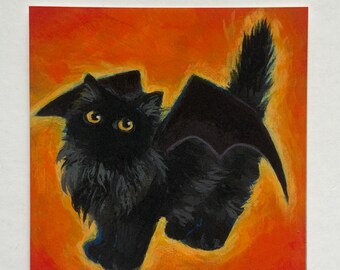 Squid Bat Mini Print 4x4"