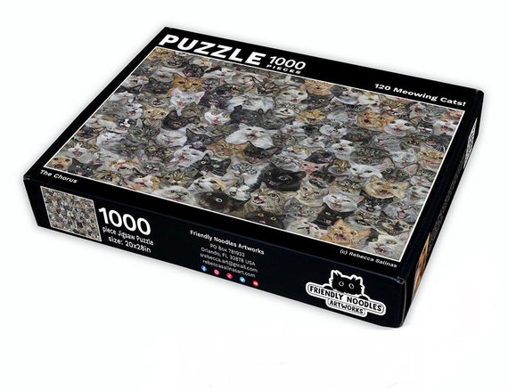 The Chorus Jigsaw Puzzles, 500 Piece, 1000 Piece, Cat Puzzle