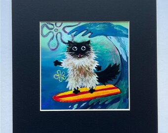 Surfin' Noodle 8x8" print