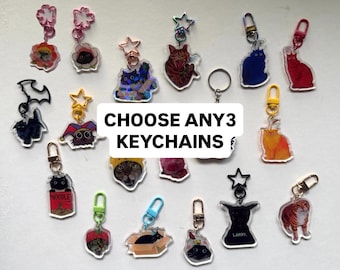 CHOOSE ANY 3 Keychains!