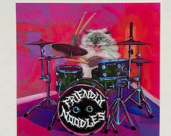 Drummer Haku Mini Print 4x4"