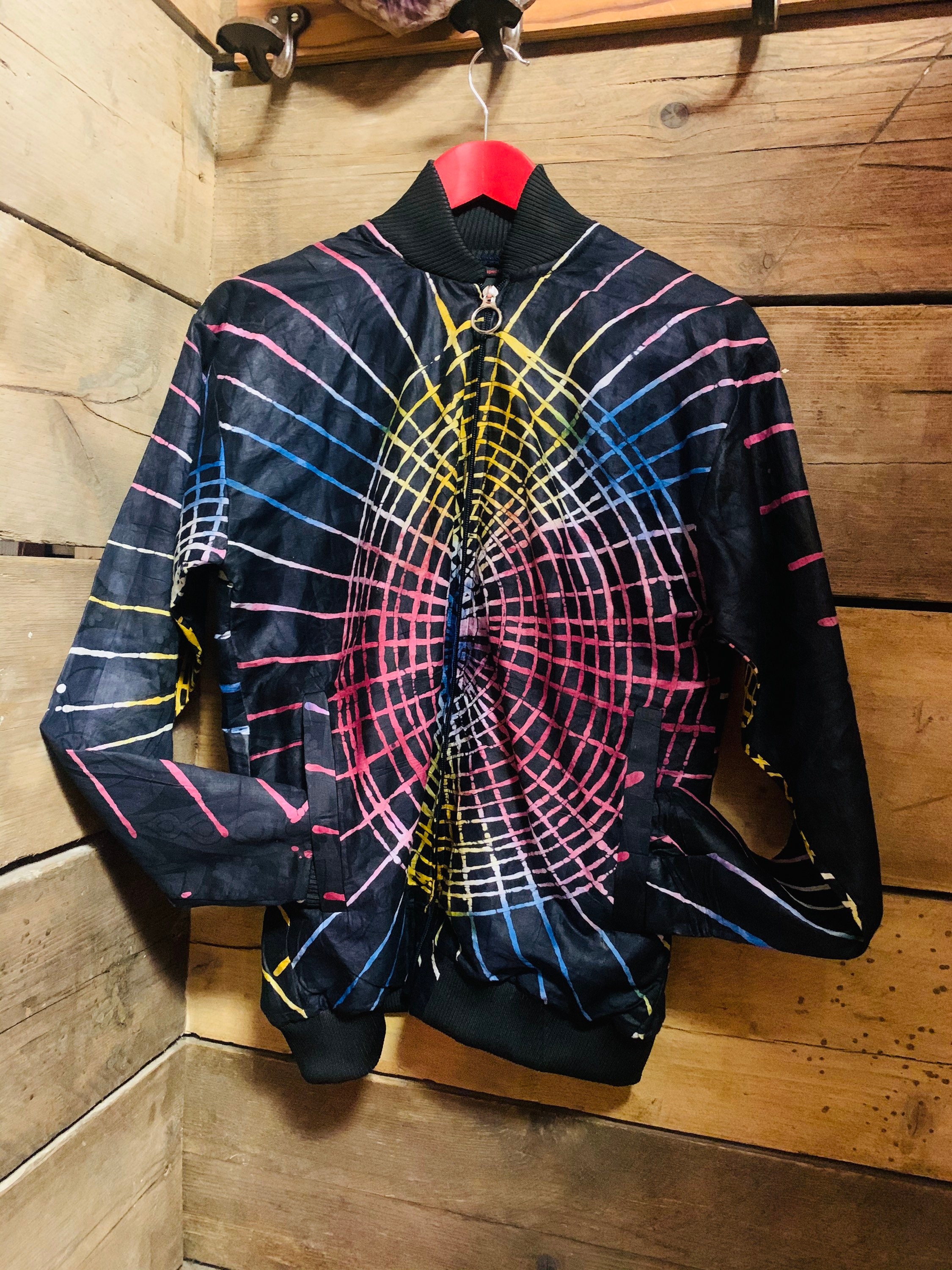 batik bomber jacket