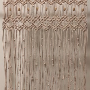 Decor Macrame curtain, Macrame panel, Banner Macrame,Macrame wall art.Window curtain.Curtain.Home decor, Wall Design