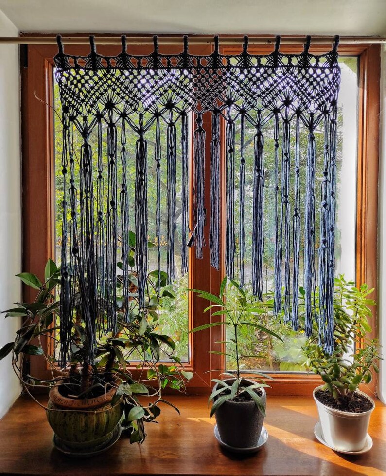 Macrame Curtain Wall Hanging