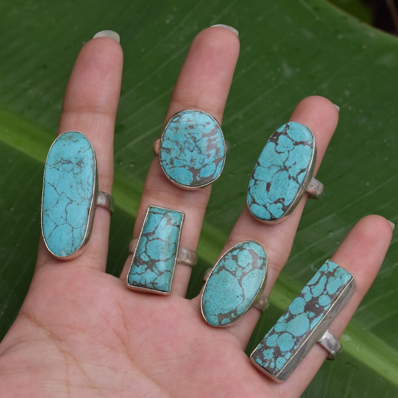50 pcs Wholesale rings lot Turquoise gemstone silver plated rings wholesale lot,wholesale lots jewelry,bulk rings sale Bulk Rings