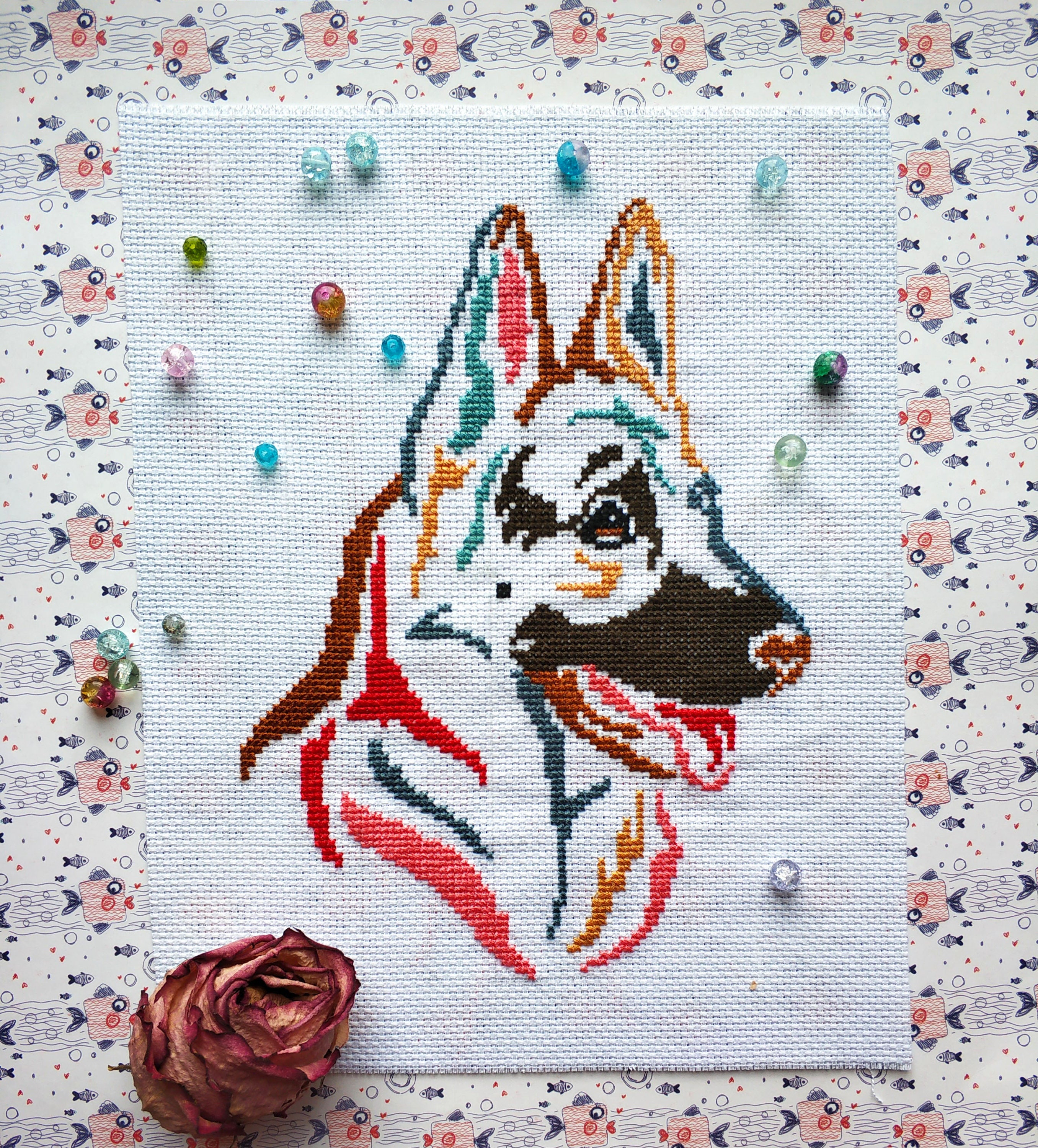 German shepherd cross stitch pattern dog Animals cross Etsy