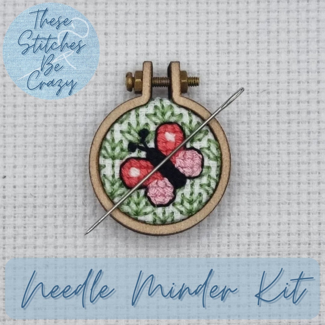 MAGNEECH 3 Pieces Lovely Buttefly Needle Minde, Needlewok