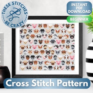 Bondens flock - Korsstygnsmönster av These Stitches Be Crazy