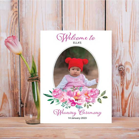 First Rice Ceremony Annaprashan Welcome Sign, Weaning Ceremony Sign, Newborn Rice Ceremony Sign, Hindu feeding ceremony