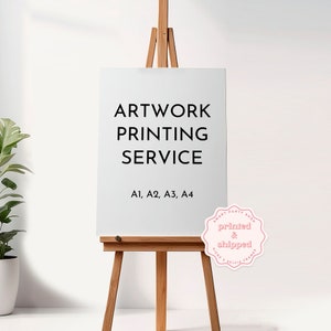 Welcome Sign Printing Service, Print Your Own Sign, Party Sign Printing, Table Plan Printing, Wedding Sign Printing,  Print Your Artwork UK