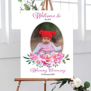 First Rice Ceremony Annaprashan Welcome Sign, Weaning Ceremony Sign, Newborn Rice Ceremony Sign, Hindu feeding ceremony image 4