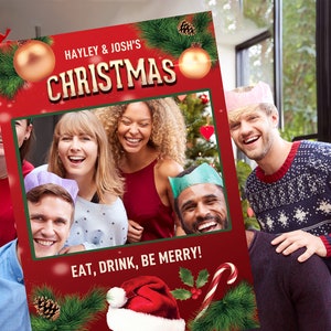 Christmas Party Selfie Frame, Corporate Christmas Party, Christmas Party Decorations, Christmas Party Decor, Christmas Party Prop