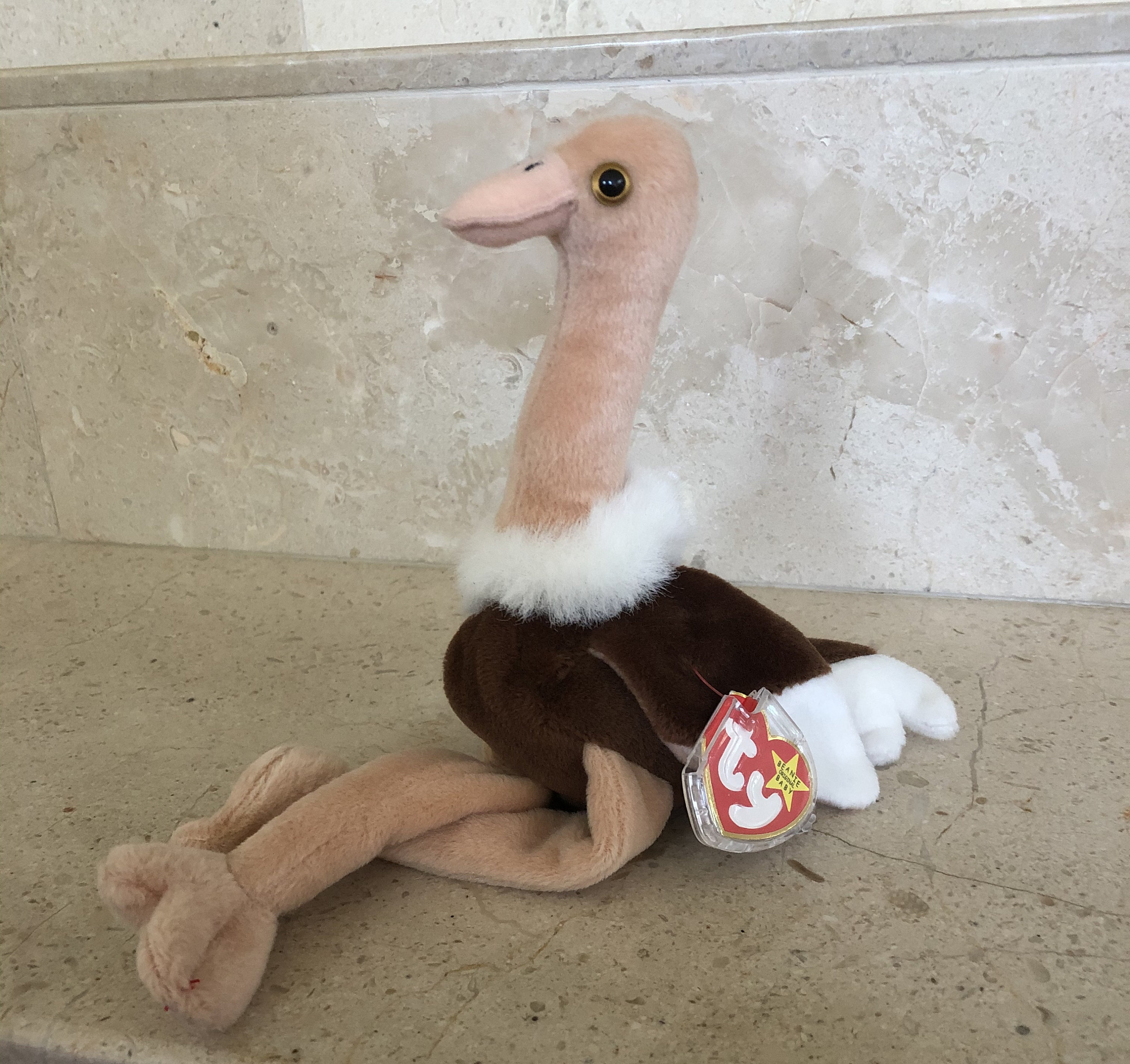 Stretch the Ostrich Beanie Baby Etsy UK