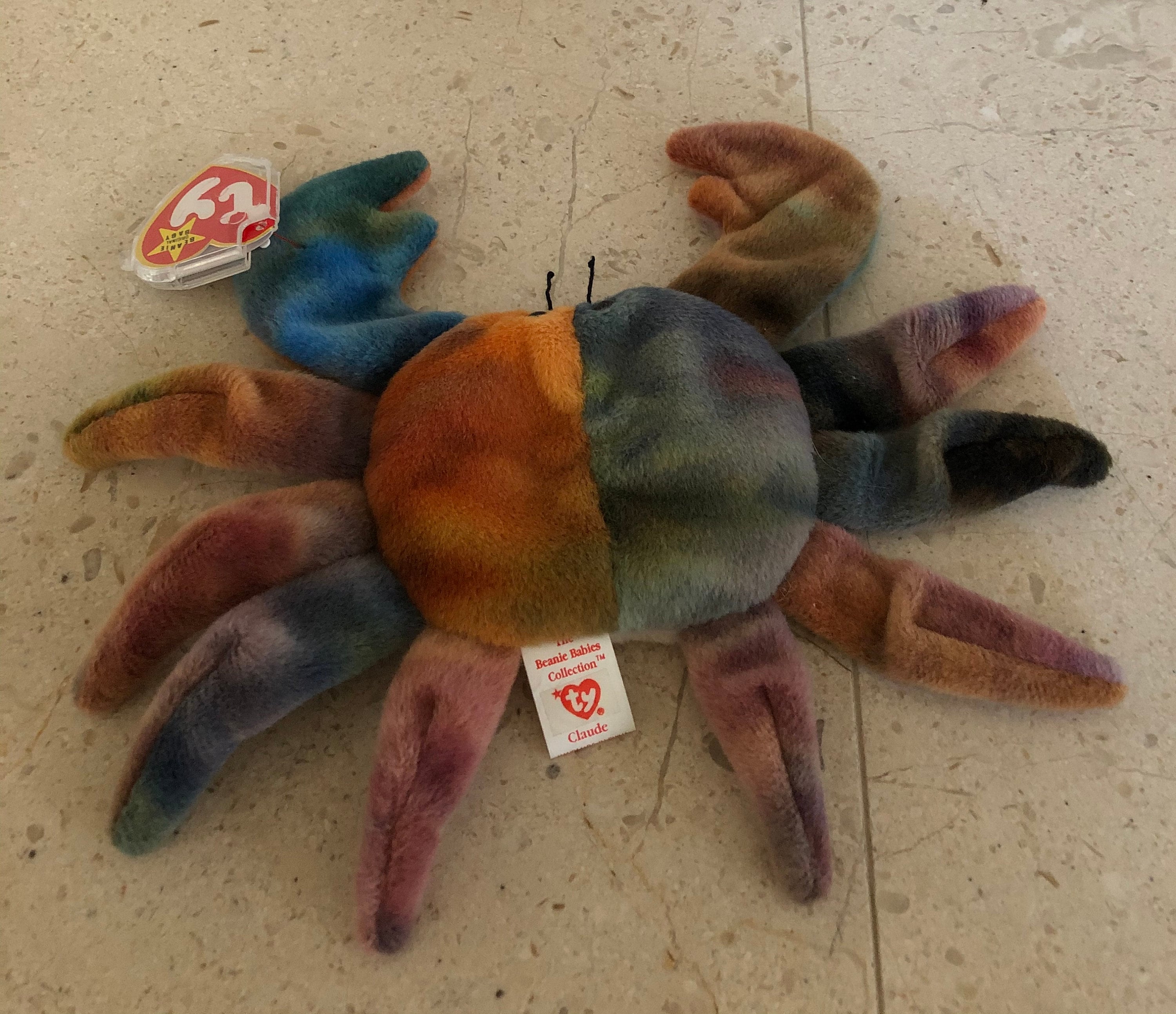 Claude the Crab Beanie Baby Etsy