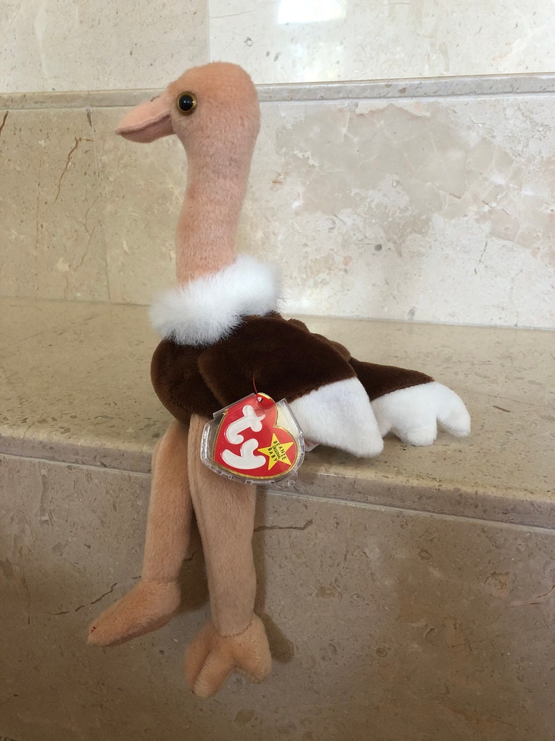 Stretch the Ostrich Beanie Baby Etsy
