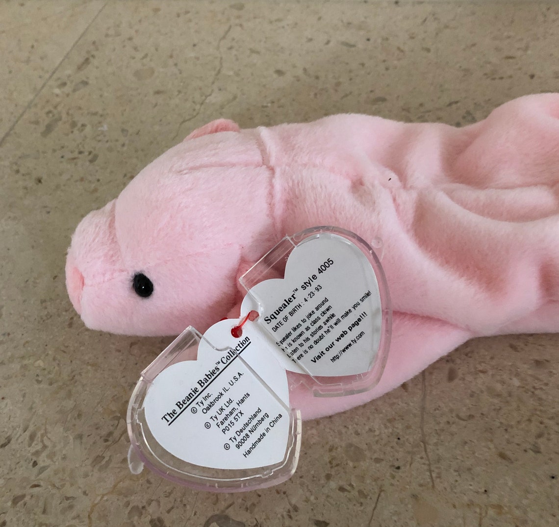 Squealer the Pig Beanie Baby Original 9 Etsy