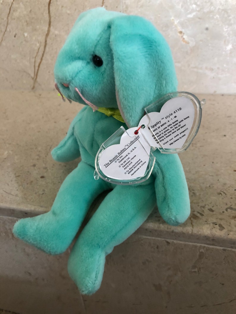 Hippity Hoppity & Floppity the Bunnies Beanie Babies Etsy México