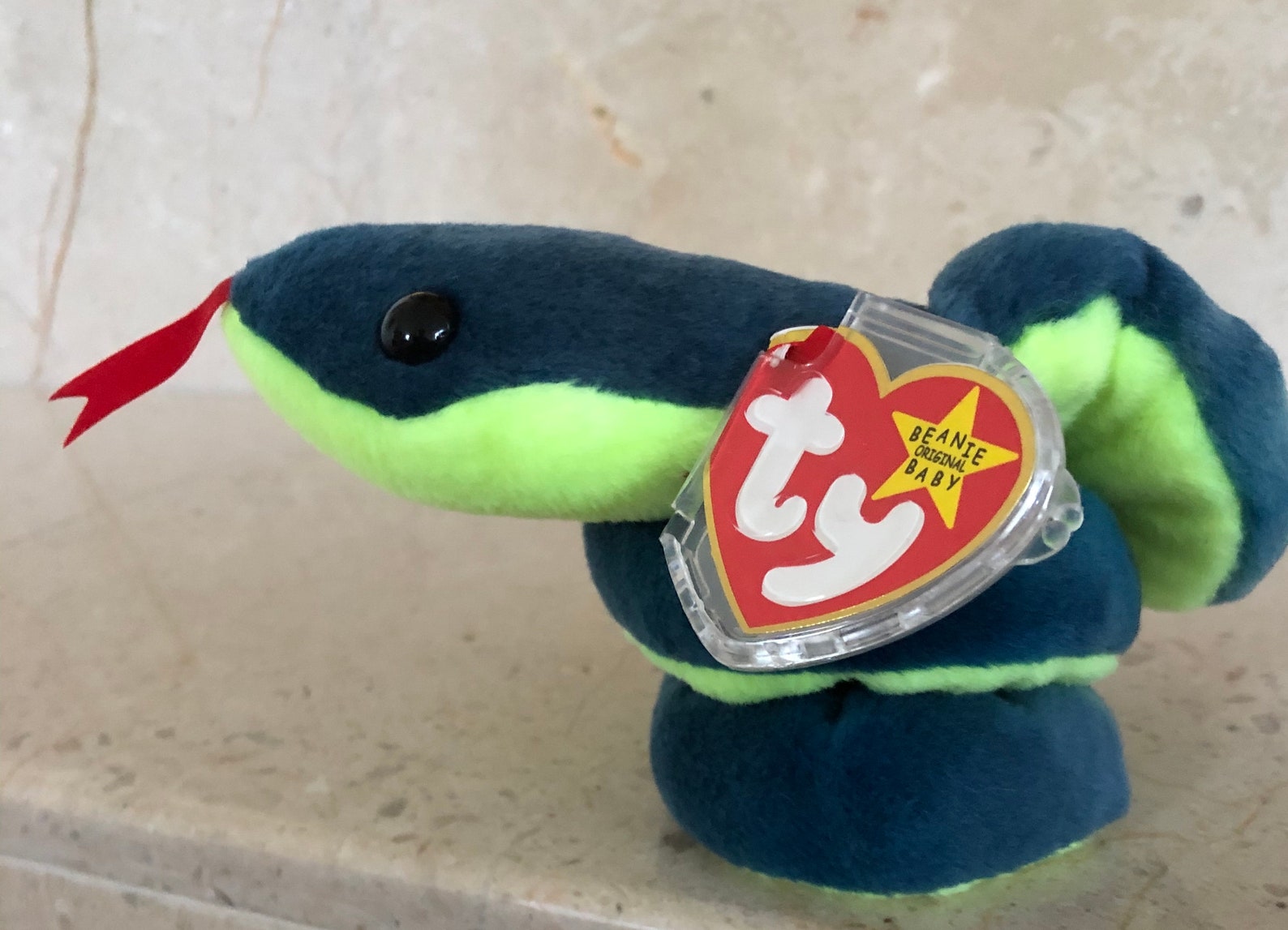 Hissy the Snake Beanie Baby - Etsy