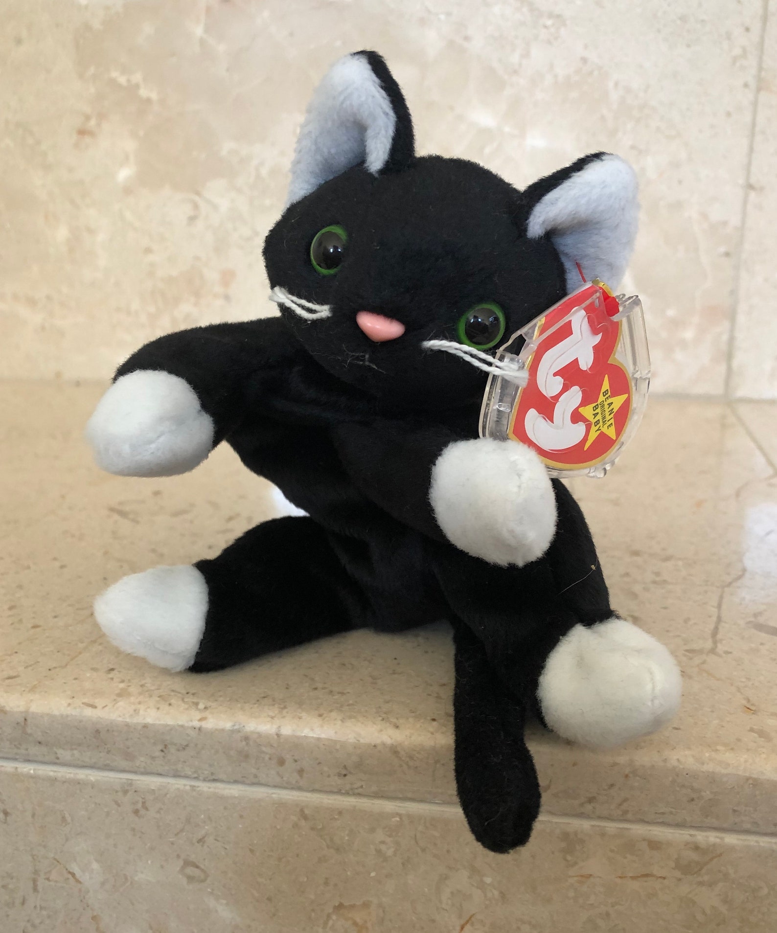 Zip the Cat Beanie Baby Etsy UK