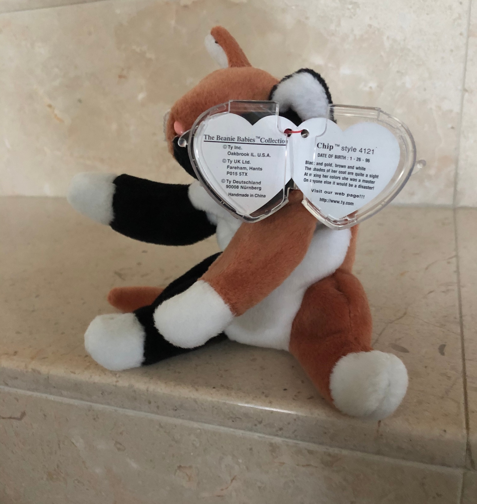 Chip the Calico Cat Beanie Baby Etsy